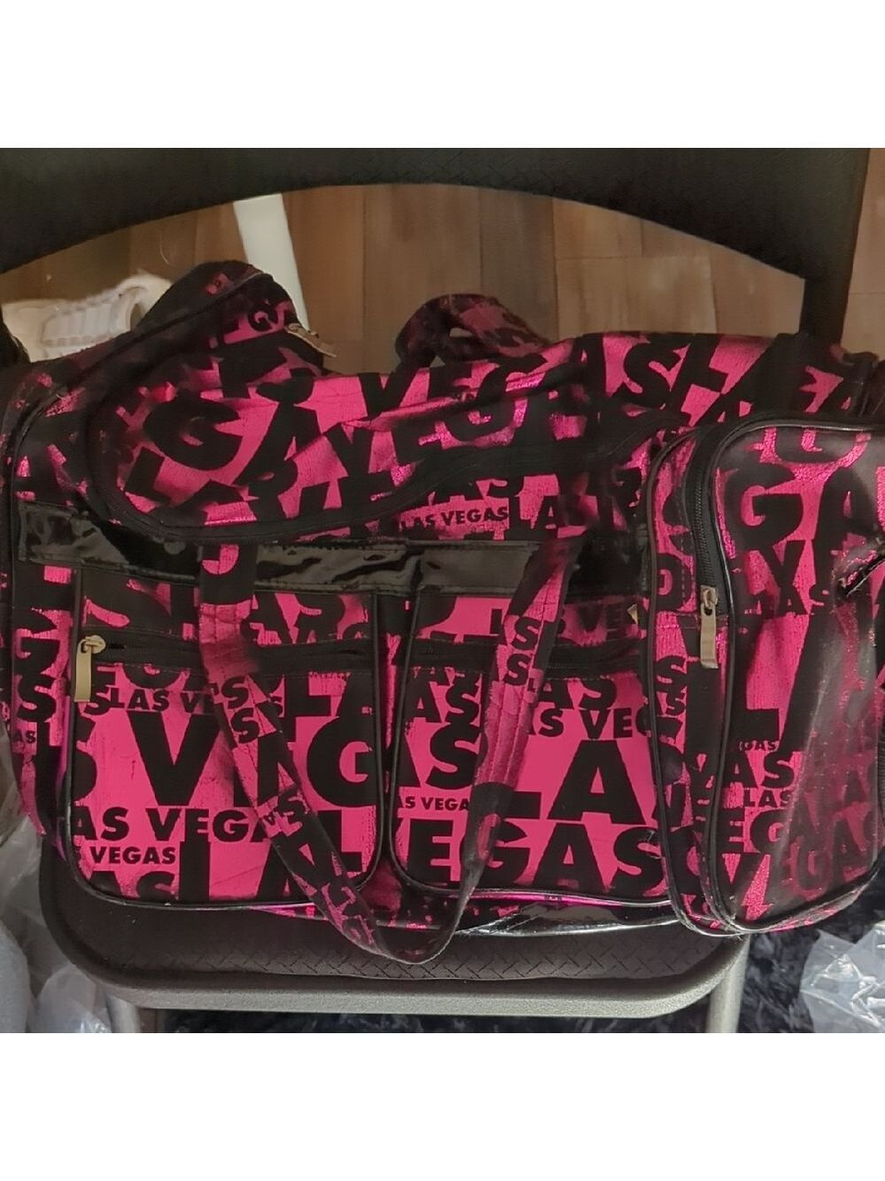 Las Vegas Pink and Black Women's Bag